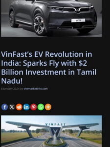 VinFast Investment in India